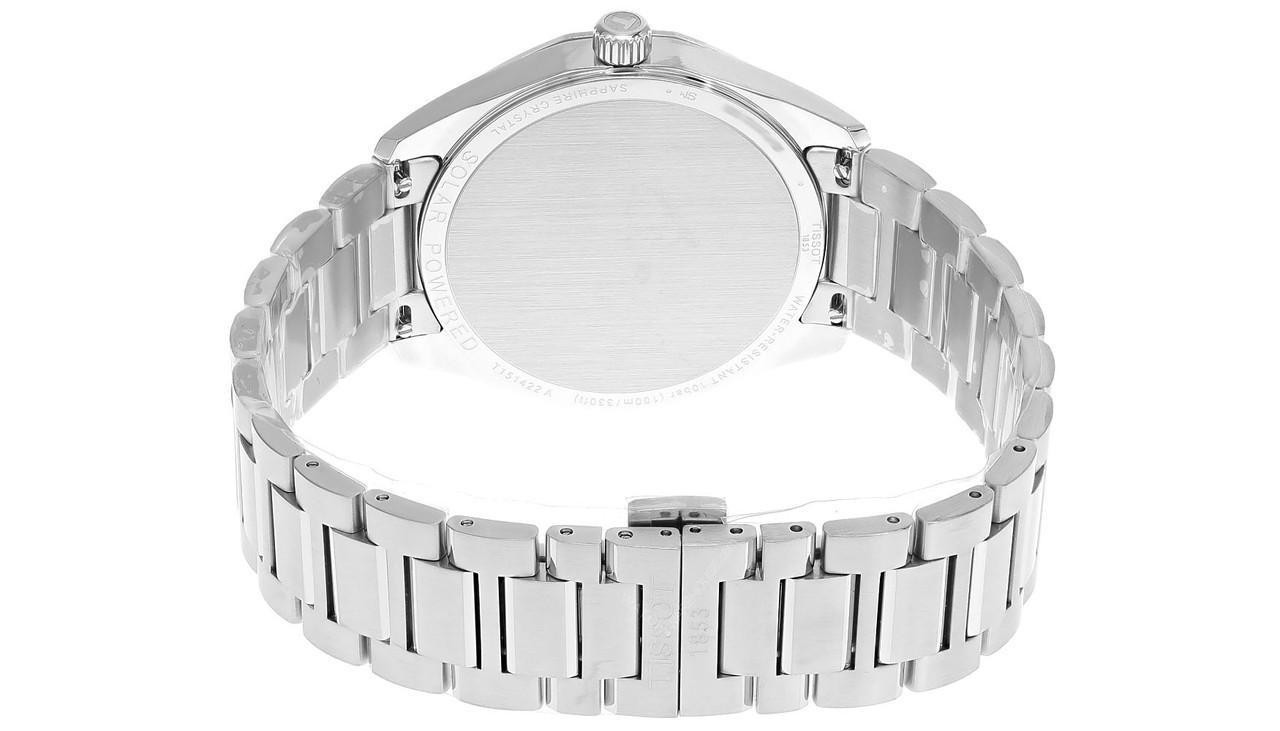 TISSOT PRC 100 Solar Quartz 39 MM Blue Dial SS Men’s Watch T151.422.11.041.00