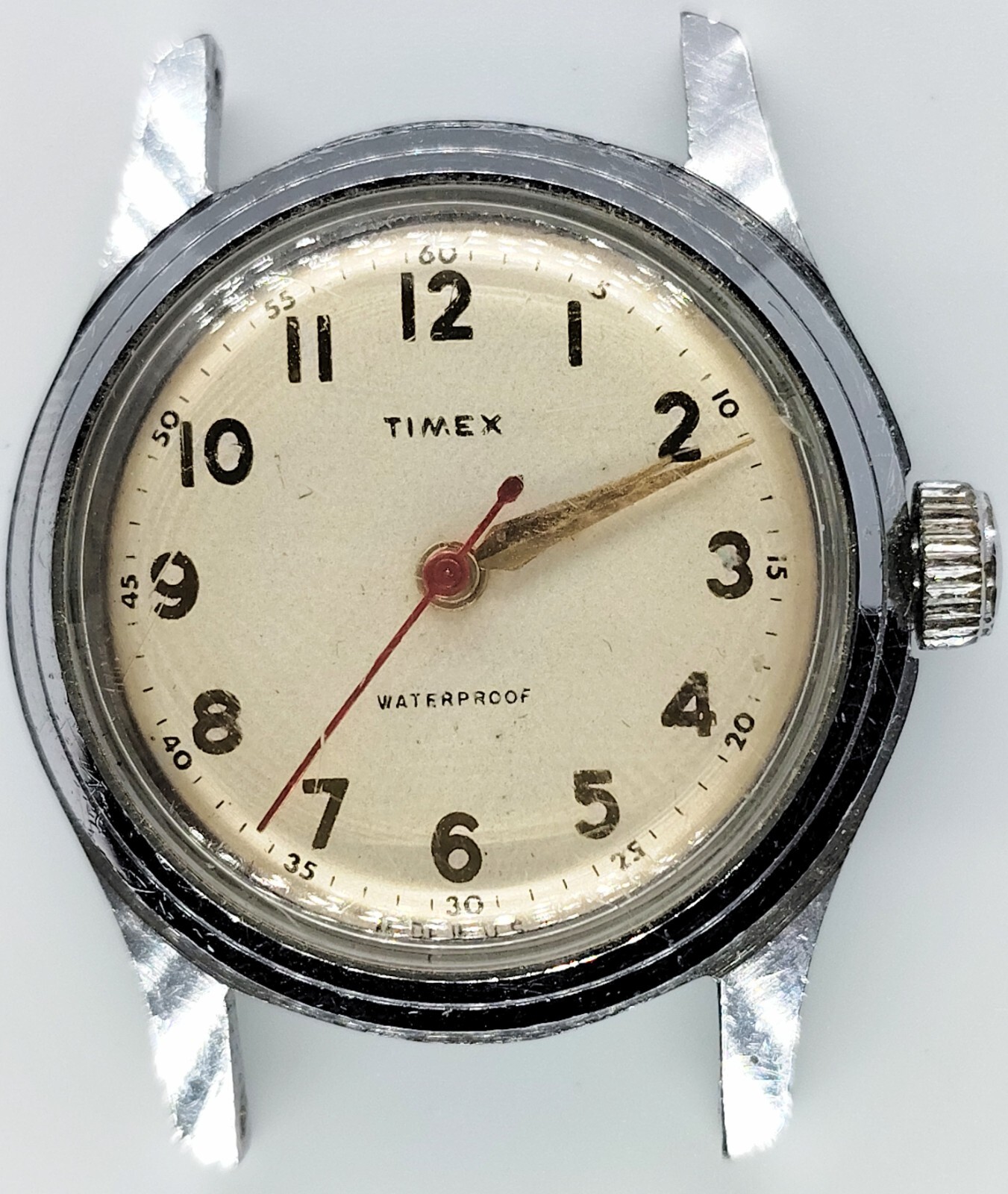 C833 men Works 1950s Timex Marlin Military US Time Corp Manual Vintage Watch lot
