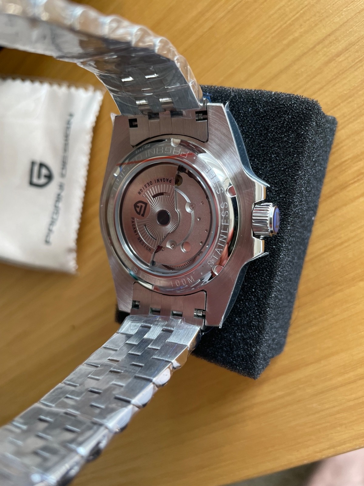 Pagani Design, 40mm, Automatic,GMT, (Pepsi), Sapphire Crystal.