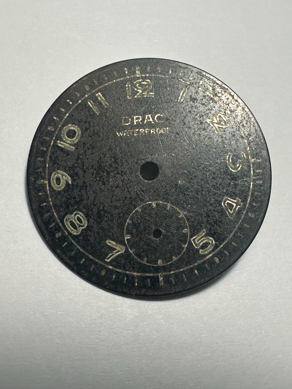 VINTAGE DRAC ART DECO MILITARY DIAL FOR MEN’S WRISTWATCH 25.6mm