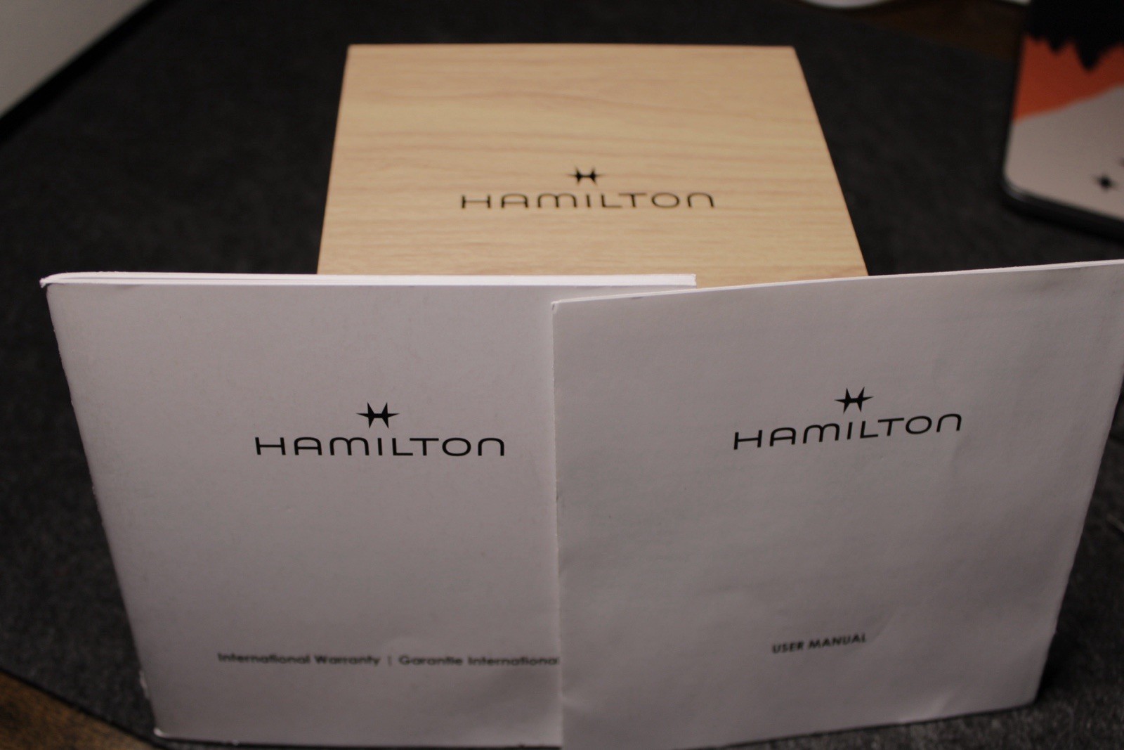 Hamilton Khaki Automatic 38mm White Dial Black Leather Strap Box Papers