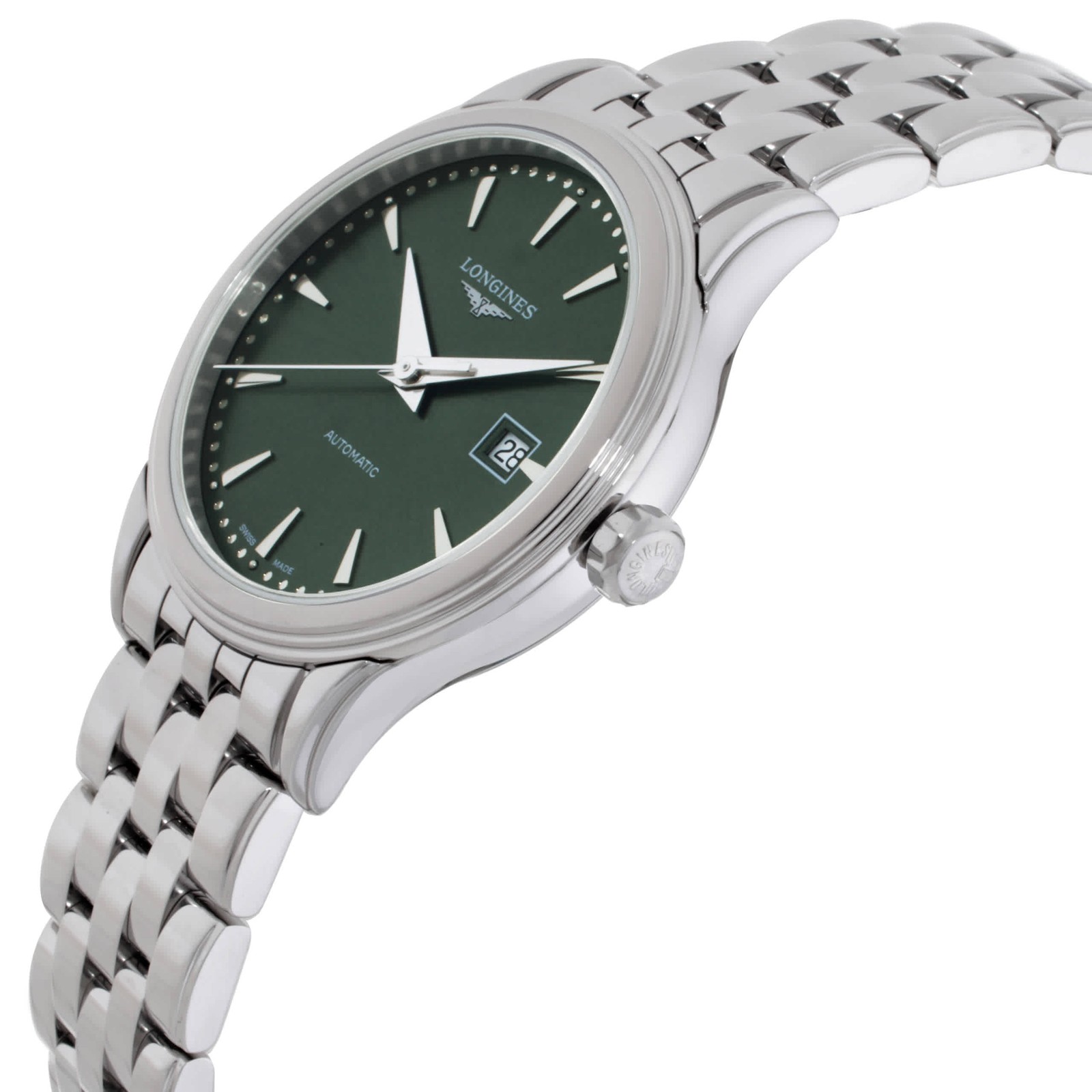 Longines Flagship Classic Automatic Green Dial Ladies Watch L4.374.4.02.6