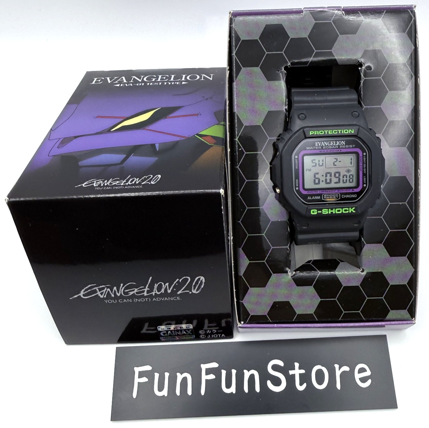 CASIO G-SHOCK DW5600VT Evangelion Unit01 Limited Quartz Watch Ships from Japan