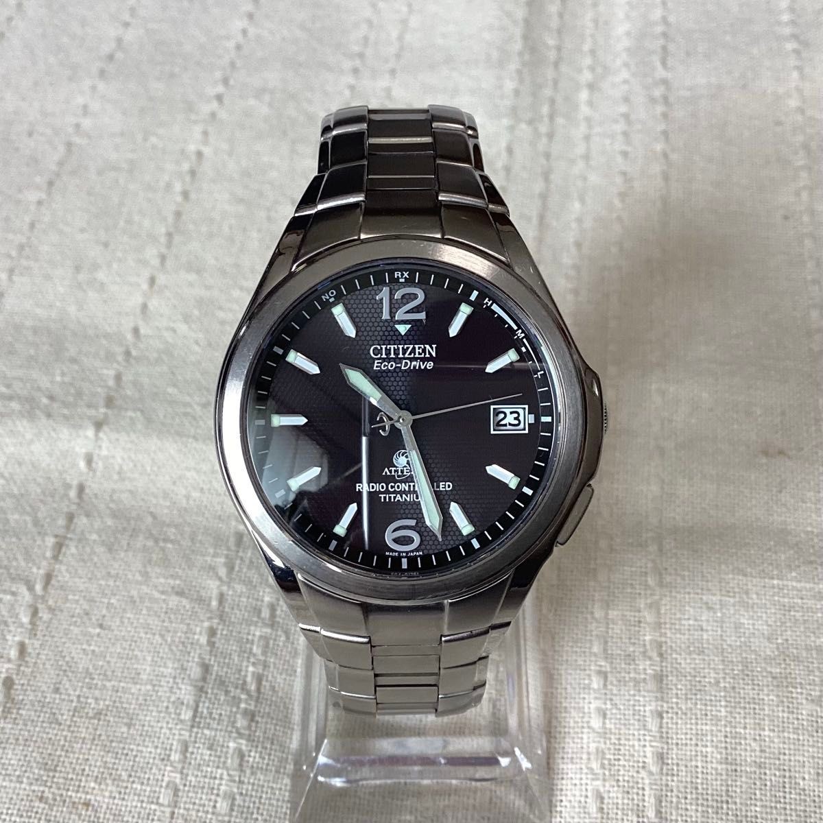 Citizen Attesa ATD53-2611 Eco-Drive Radio Controlled Date Titanium Watch Japan
