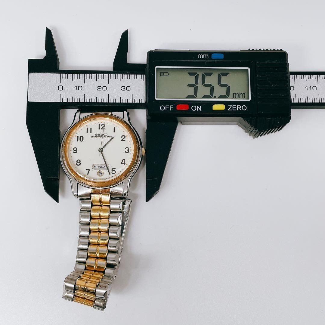 New Battery Running SEIKO Men’s Day Date Vintage 5H23 7080 SEIKO Combination Two