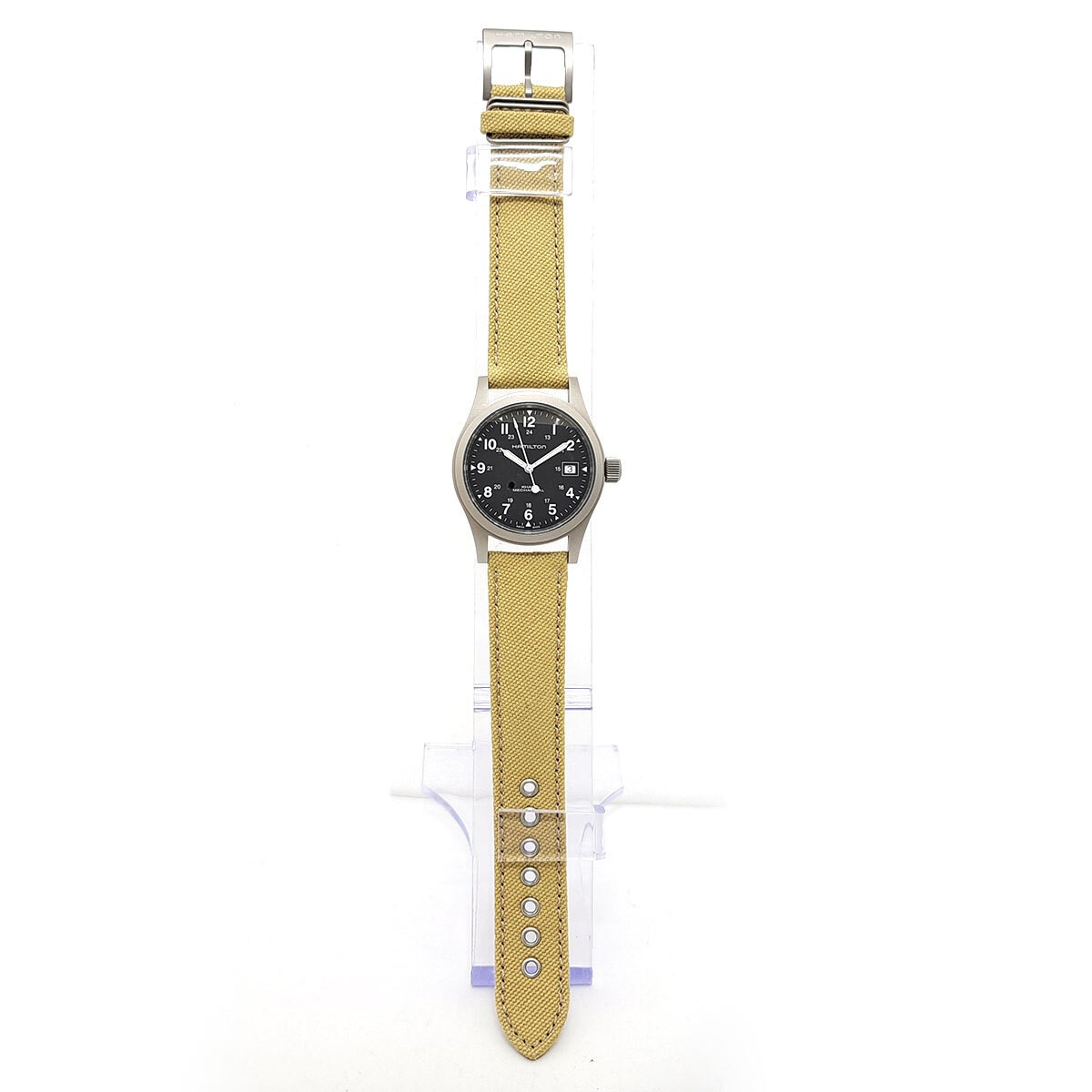 HAMILTON Khaki Field H694390 Used Watch Manual Wind Analog Men Steel Band