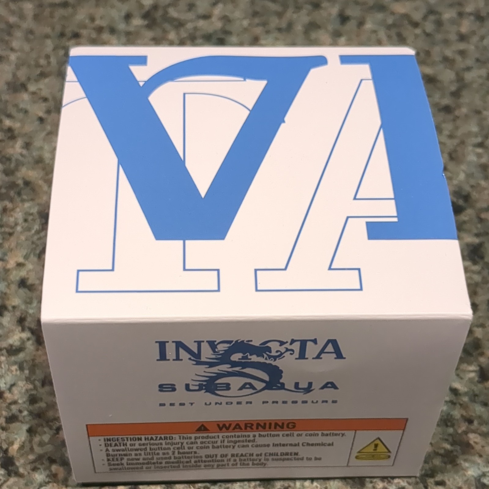 Invicta Subaqua Men’s Diver Quartz 100m Black Dial Black/White Bezel w/ Box