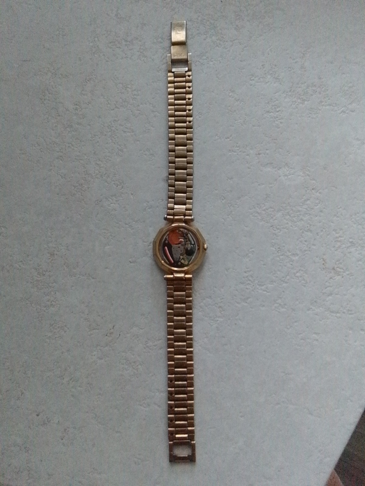 Pierre Cardin Opal Face Multicolour Gold Watch