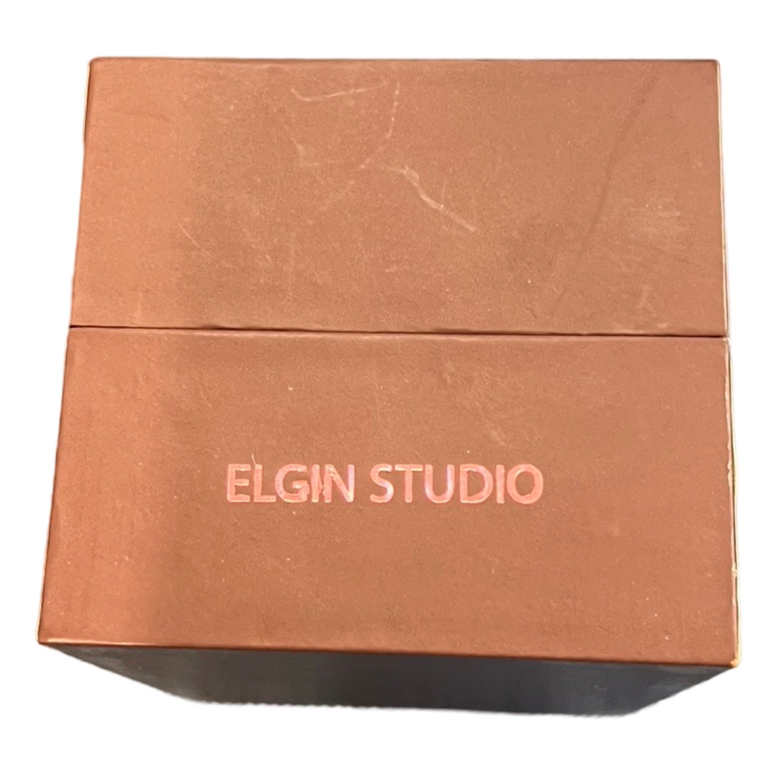 Elgin Studio Rose Gold Fold Over Clasp Analog Swarovski Crystal Watch NEW in Box
