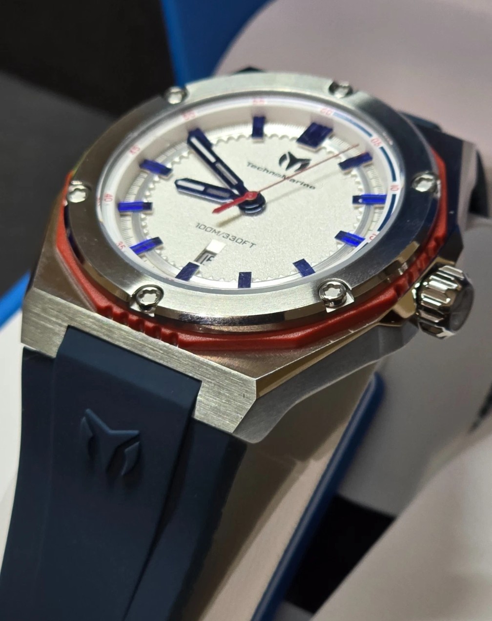 TechnoMarine Coral Legacy Men’s Watch – 45mm, Blue (TM-416091)