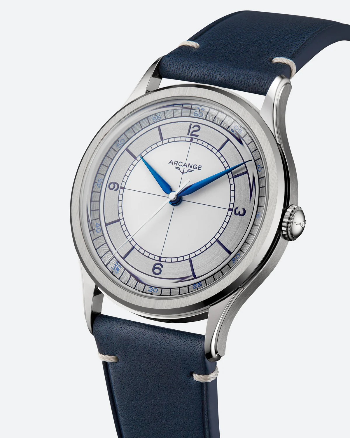 Arcange AS01 Polar Grey Sector Dial with Leather Strap – US Stock