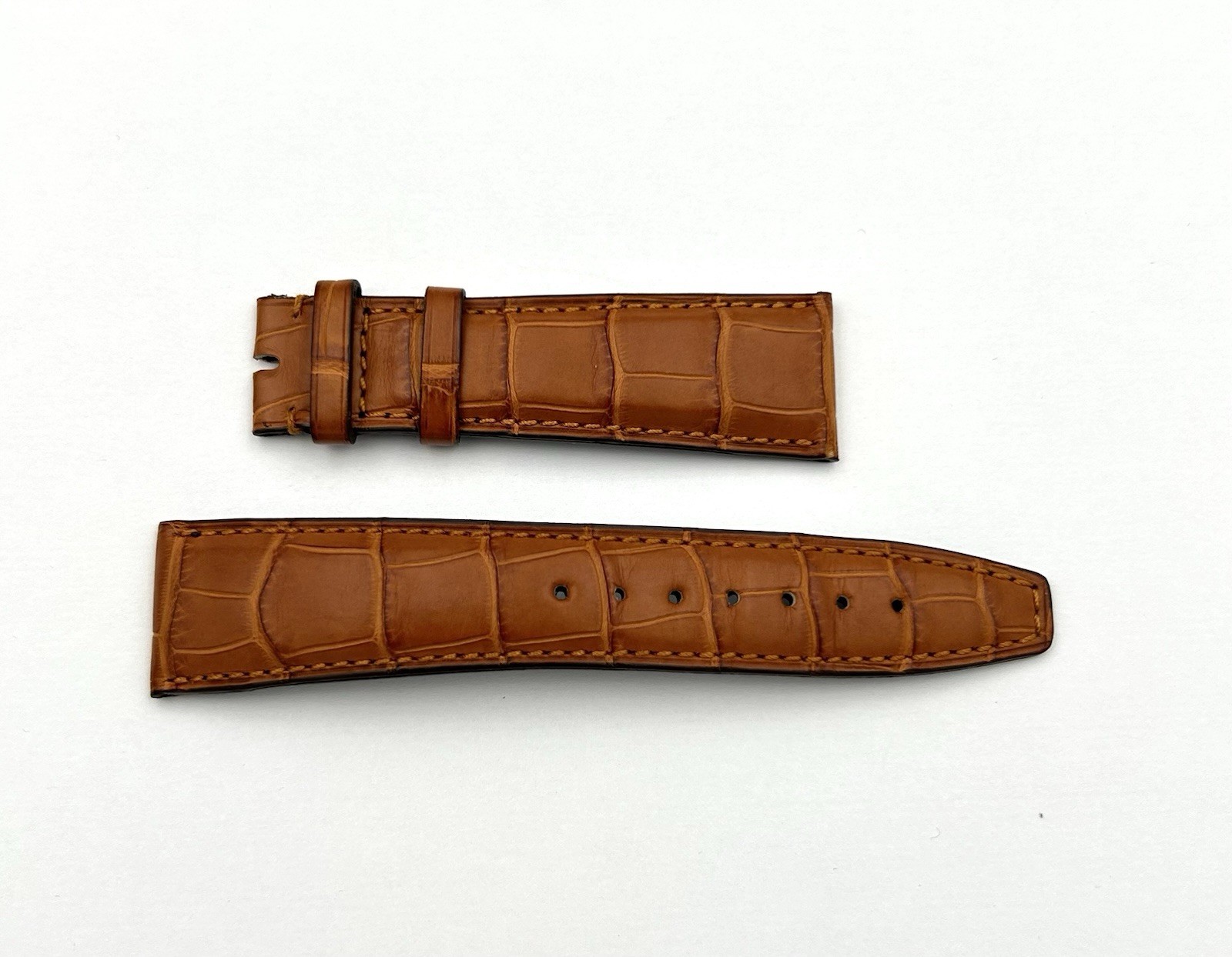 IWC Alligator Leather Strap 22/18 mm Ref. 21090 Brown Watch Band
