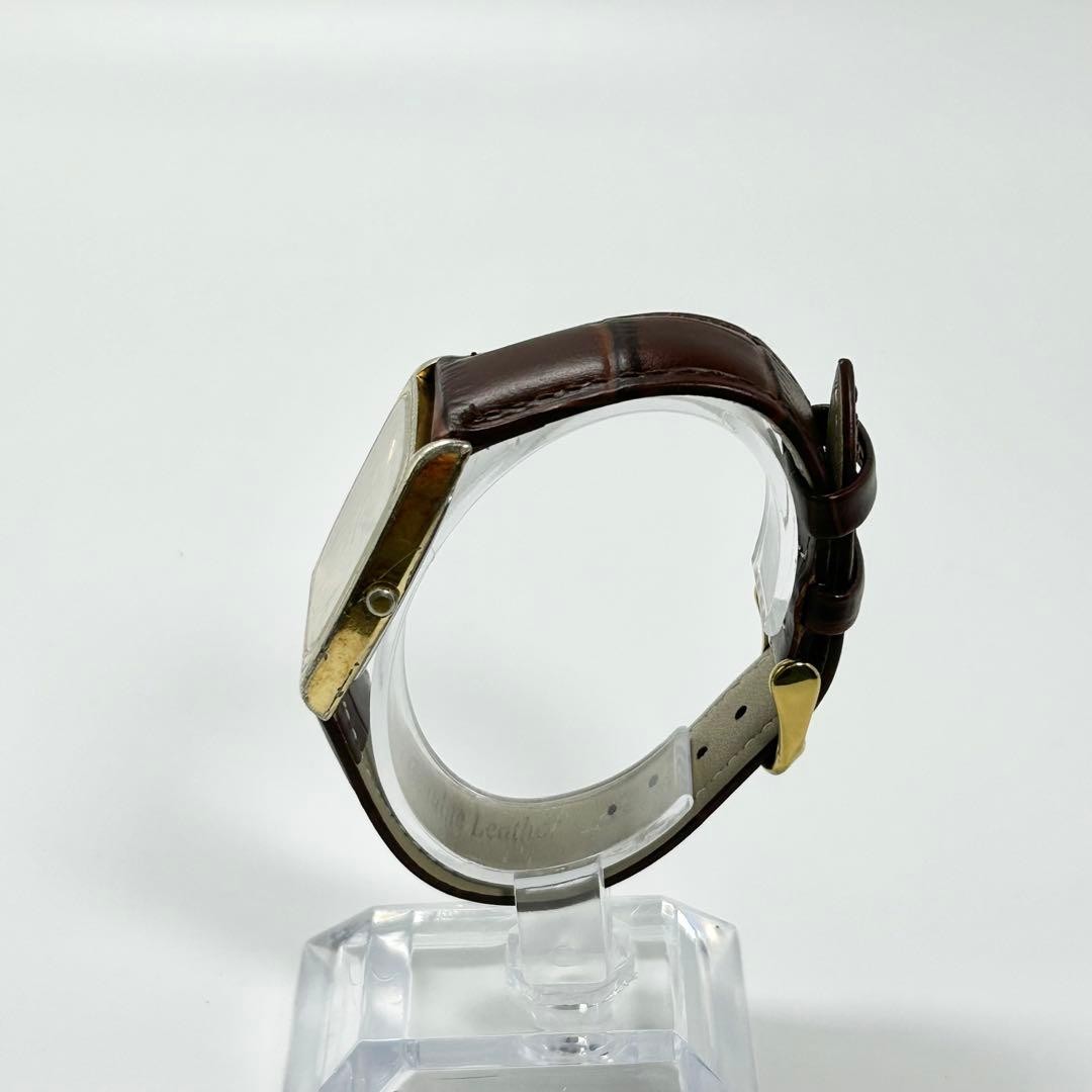 [New Battery & New Strap] SEIKO Quartz Square Tonneau-shaped Men’s Watch