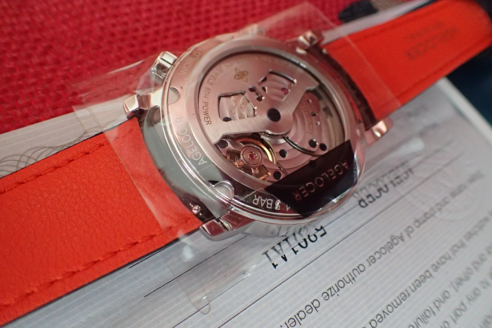 Agelocer World Time Genuine Watch Men’s Luxury Automatic Mechanical Watch