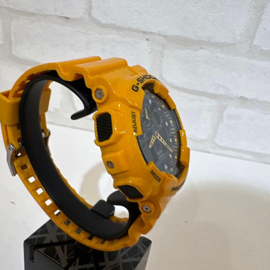 CASIO G-SHOCK GA-100 Yellow Digital Watch
