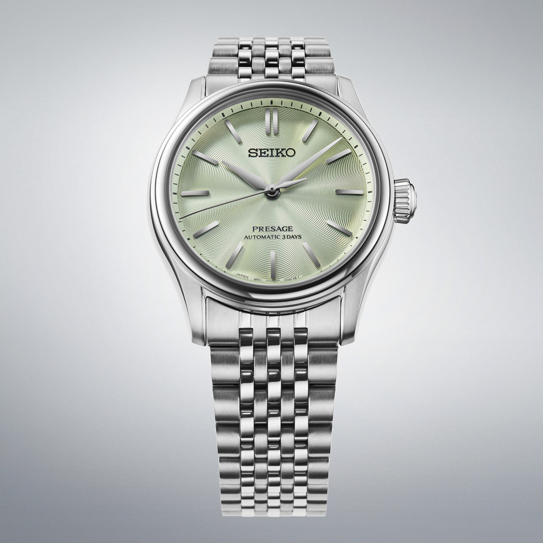 Seiko Presage Classic Series Automatic 38 MM Steel Mint Dial Watch HCC002J1