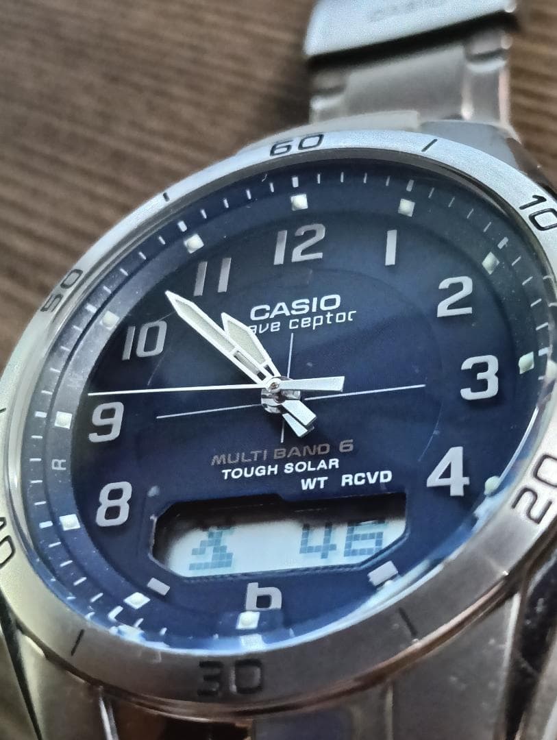CASIO Wave Ceptor Solar Radio-Controlled Watch WVA-M640②