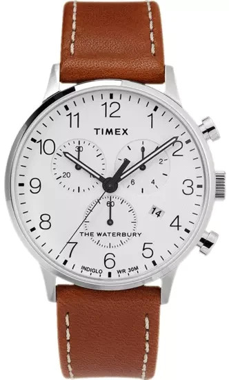 New Timex The Waterbury Classic Chronograph Men’s Watch TW2T28000