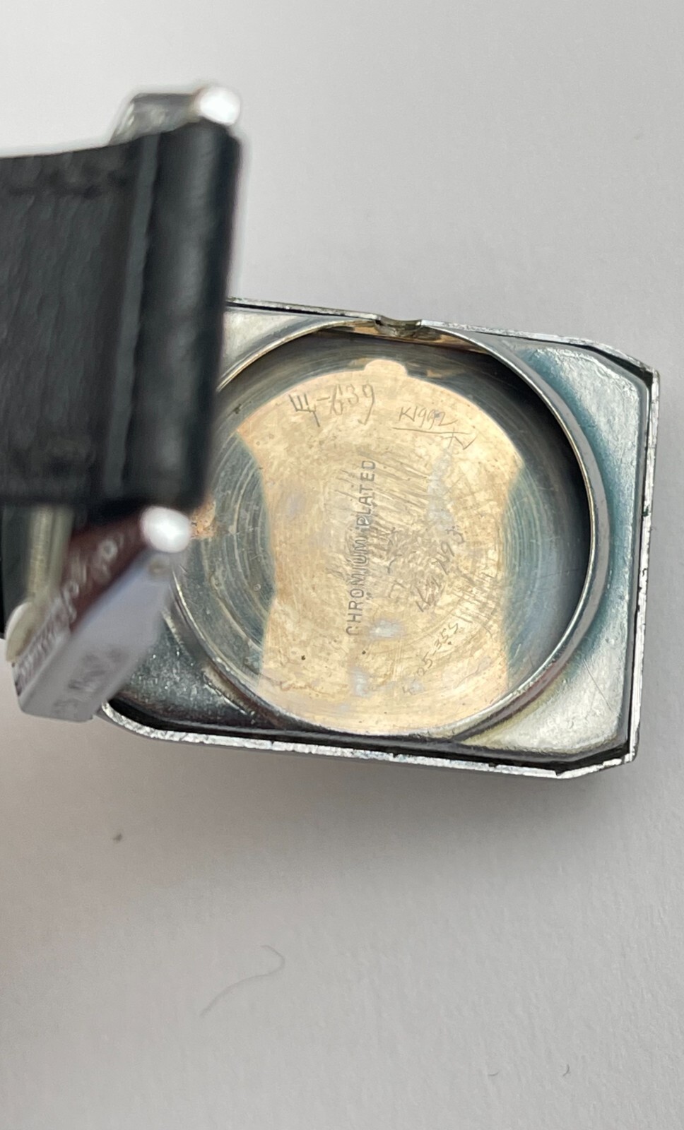 Antique RAYMOND Watch 15 Jewels 3 Adjustments Chromium Plated Antique Watch