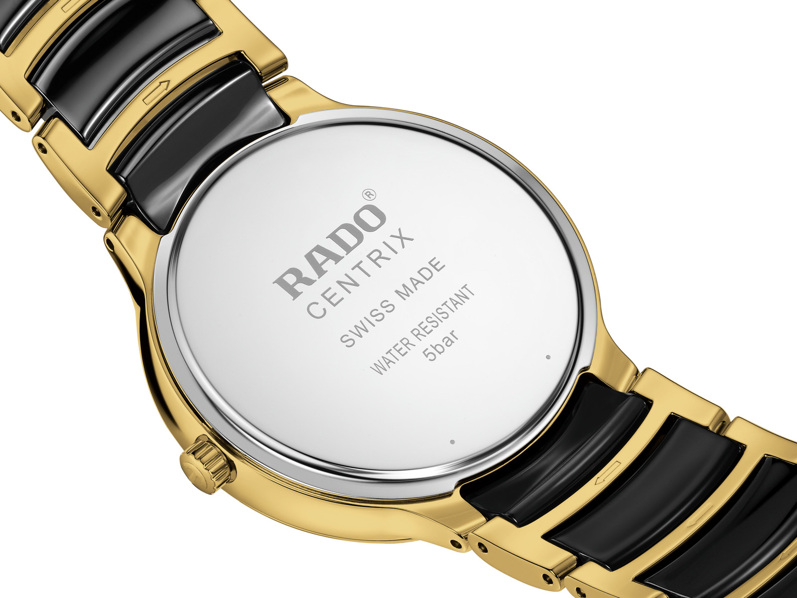 New Rado Centrix Stainless Steel Black Dial Men’s Watch R30022152