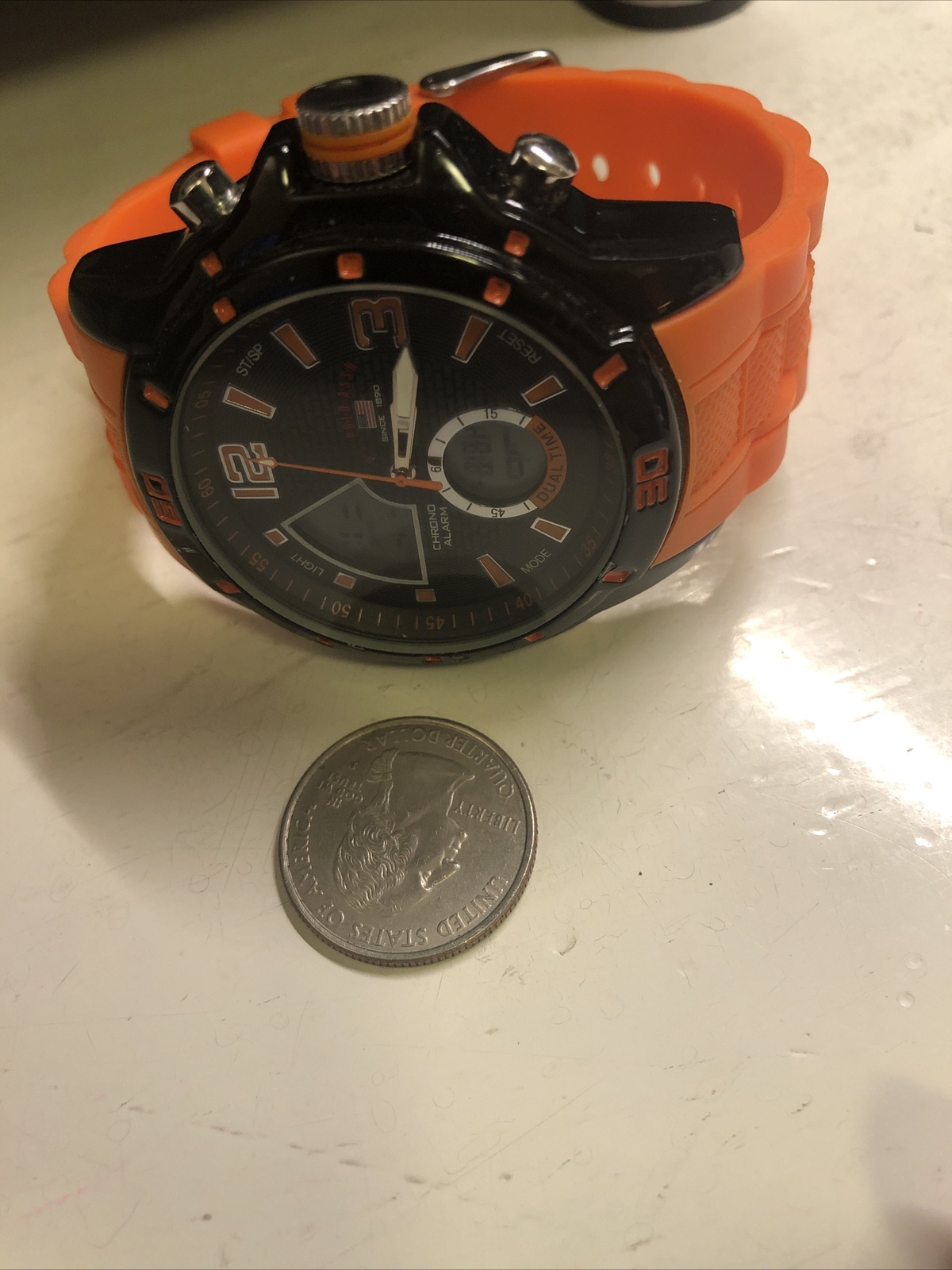 US POLO DUAL TIME WATCH