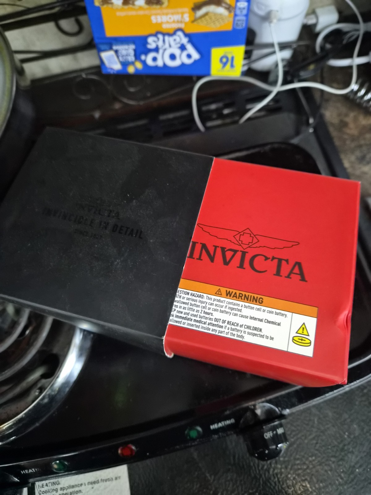 Invicta Men’s Chronograph Quartz Date Lot 2 Black/White w/Box