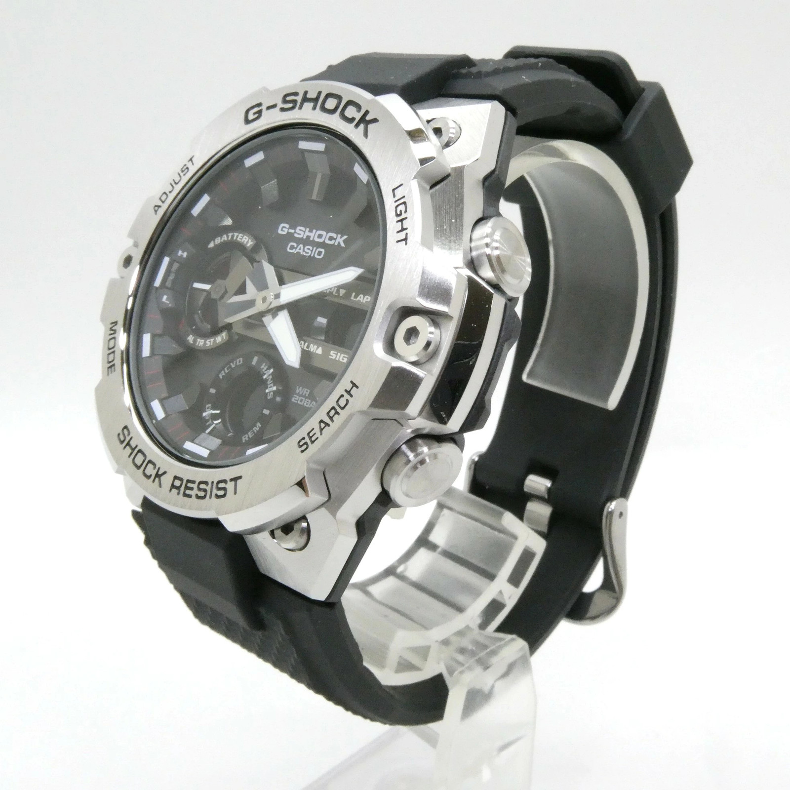 CASIO G SHOCK G Shock G STEEL GST B400 1AJF Metal Stainless Silver Urethane Band