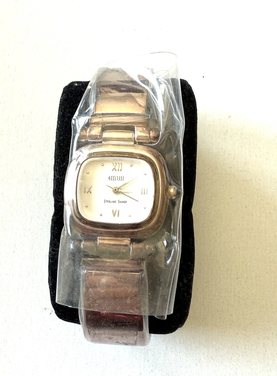 New Ecclissi Sterling Silver Womens Watch Tarnished Needs Polish Model 81730