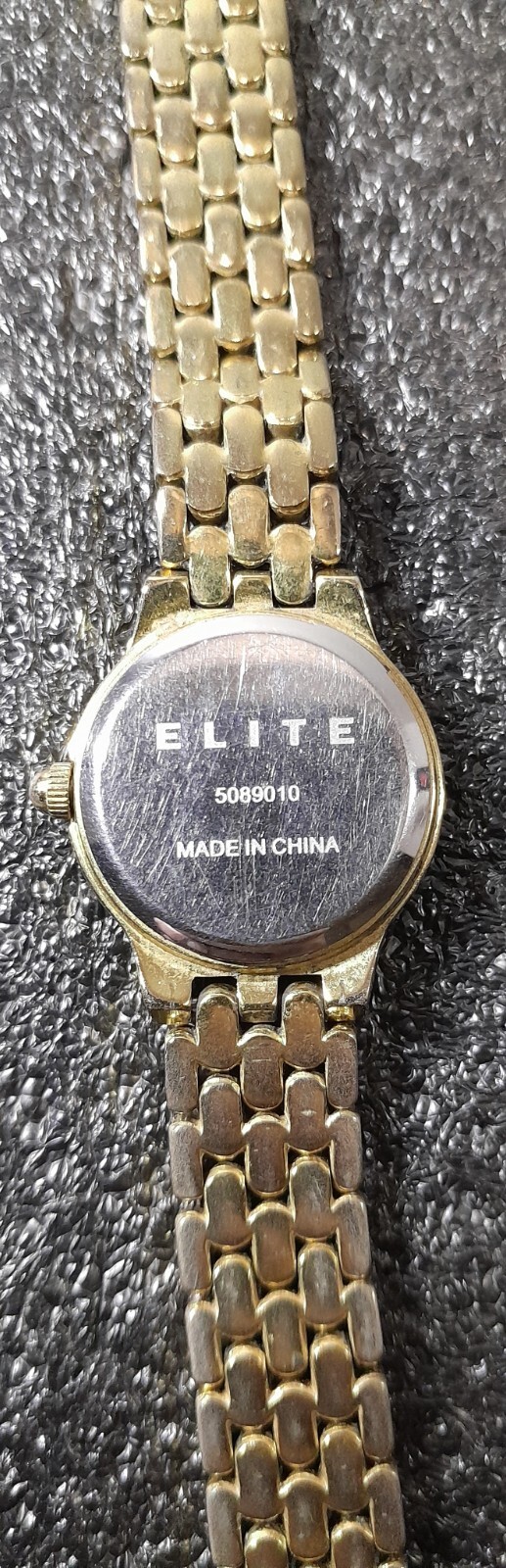 Elite Ladies Quartz Watch Gold Colored Elegant Casual Formal