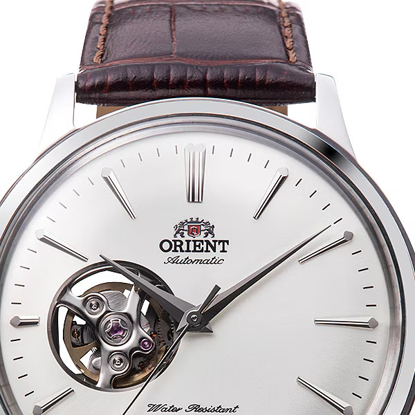 Orient RN-AG0005S Bambino Classic Semi Skeleton Automatic Leather Men’s Watch