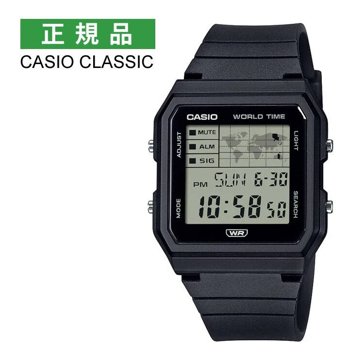 CASIO CLASSIC Series LF-30W-1AJF Japan Unisex 37.8×33.7×8.6mm 23g 20mm Black