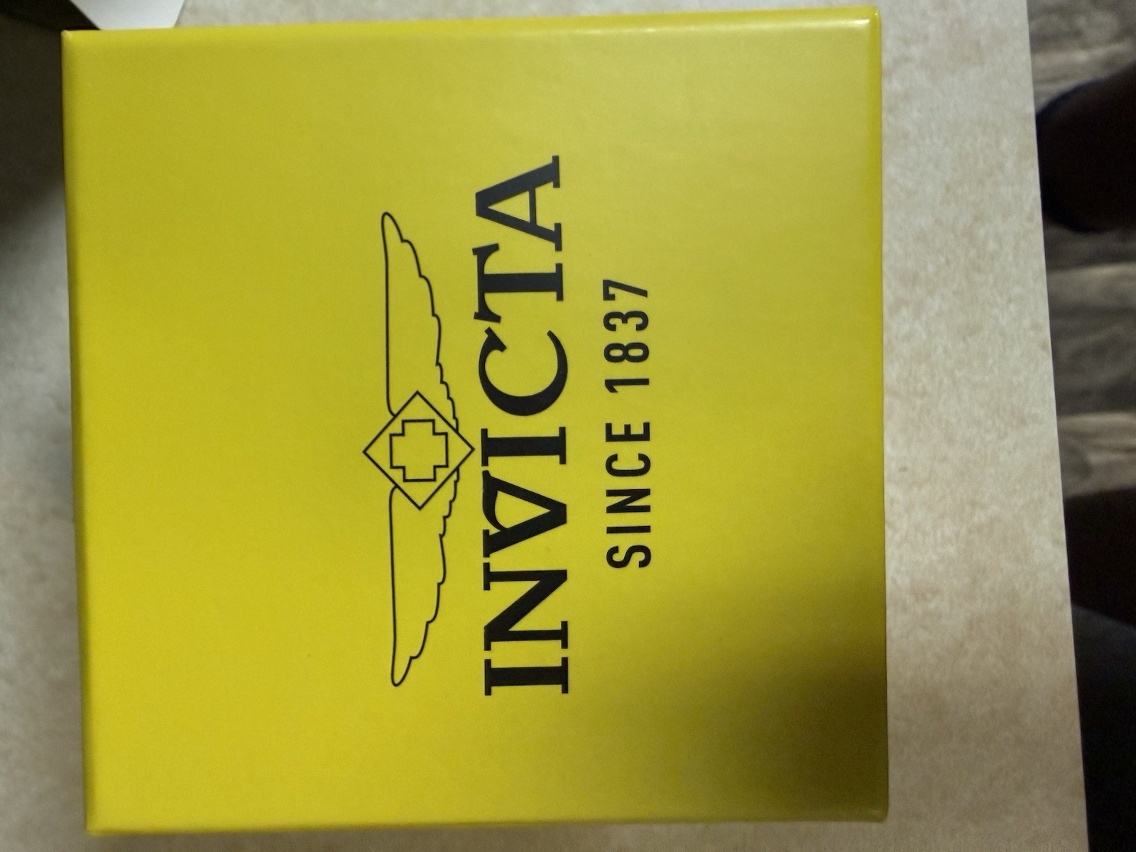 Invicta Venom Men’s Chronograph Watch Green Dial Yellow Silicone Band w/Box