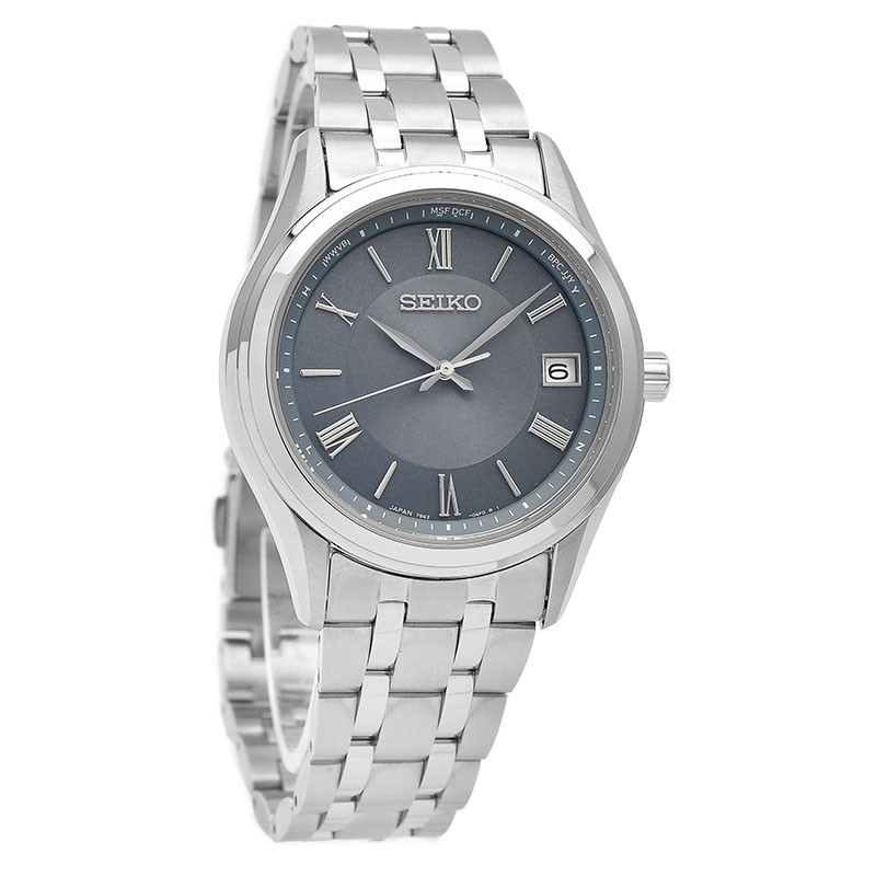 Seiko Selection SBTM359 Quartz Blue Gray Dial 37 mm Watch
