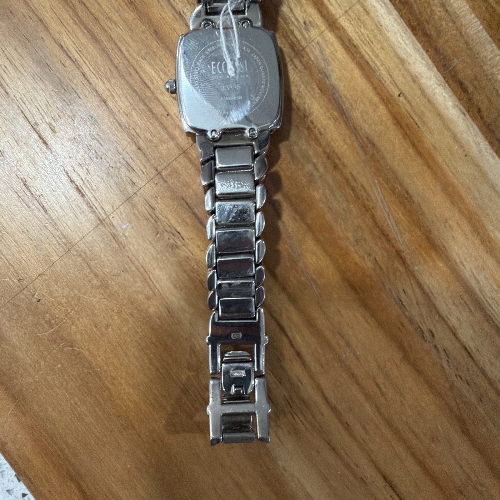 ECCLISSI STERLING SILVER CASE &925 BAND WOMEN WATCH NEW Battery 33535