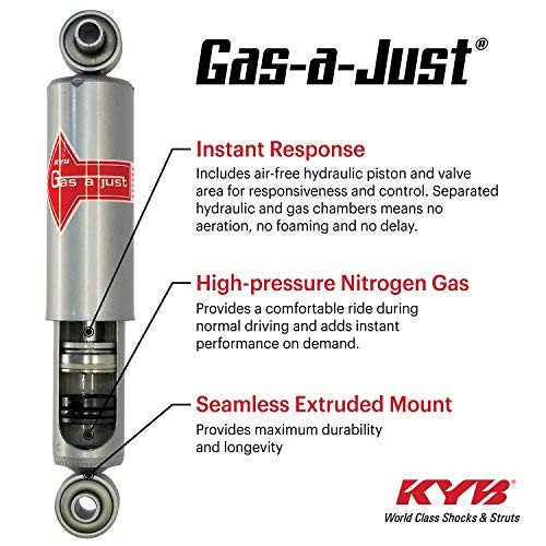 KG54332 Silver White Gas Shock – Silver & White