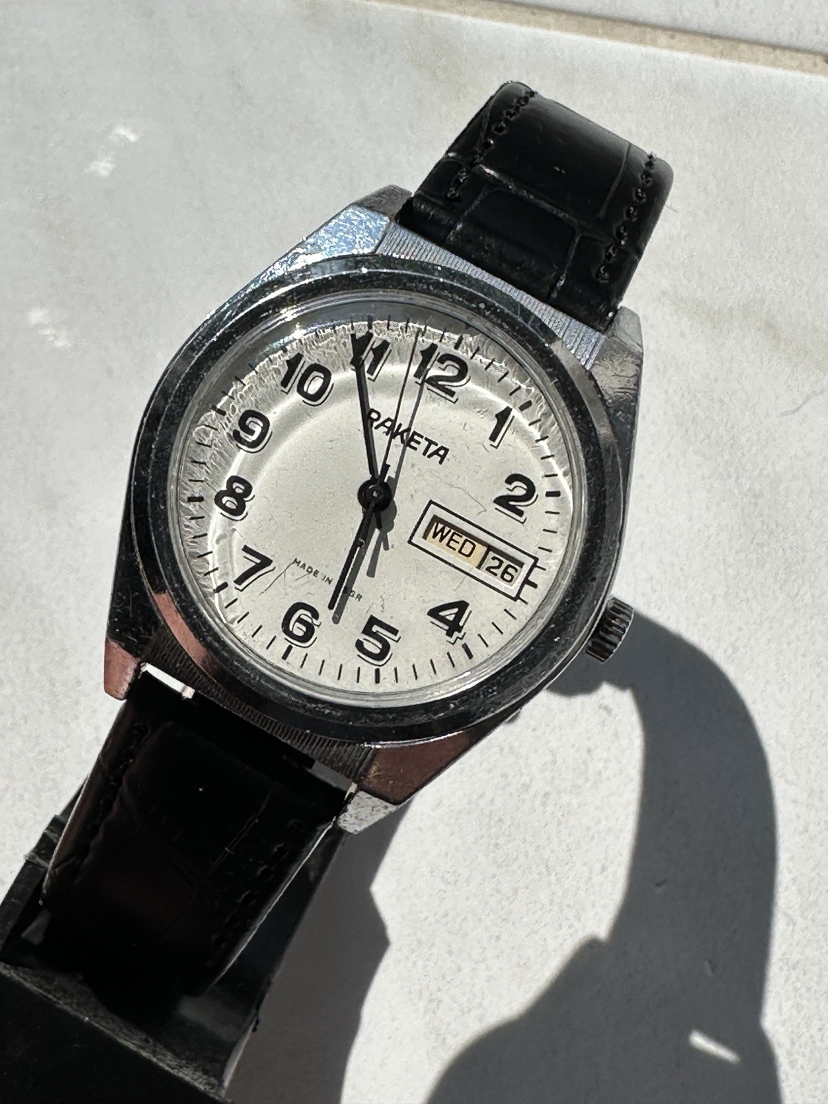Vintage Soviet men’s mechanical watch RAKETA “Rolex” Cal 2628 H. USSR.