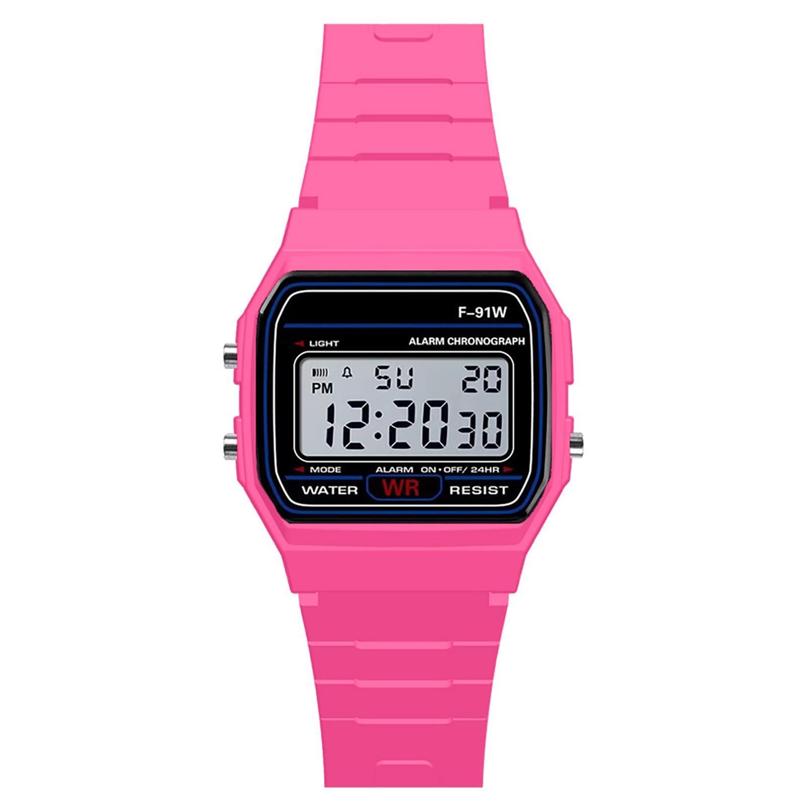 F 91W Classic Digital Resin Strap Watch Stopwatch Chronograph Sport Unisex Men