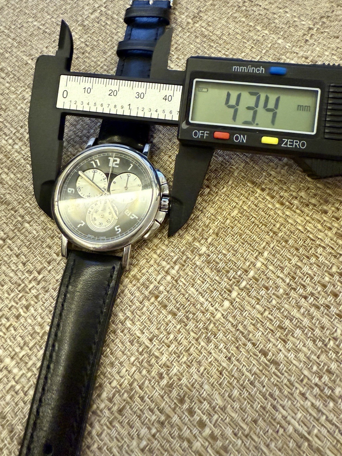 ✅ Montblanc Summit 7060 • Black & White/Grey Tri-Compax • Quartz Chronograph ✅