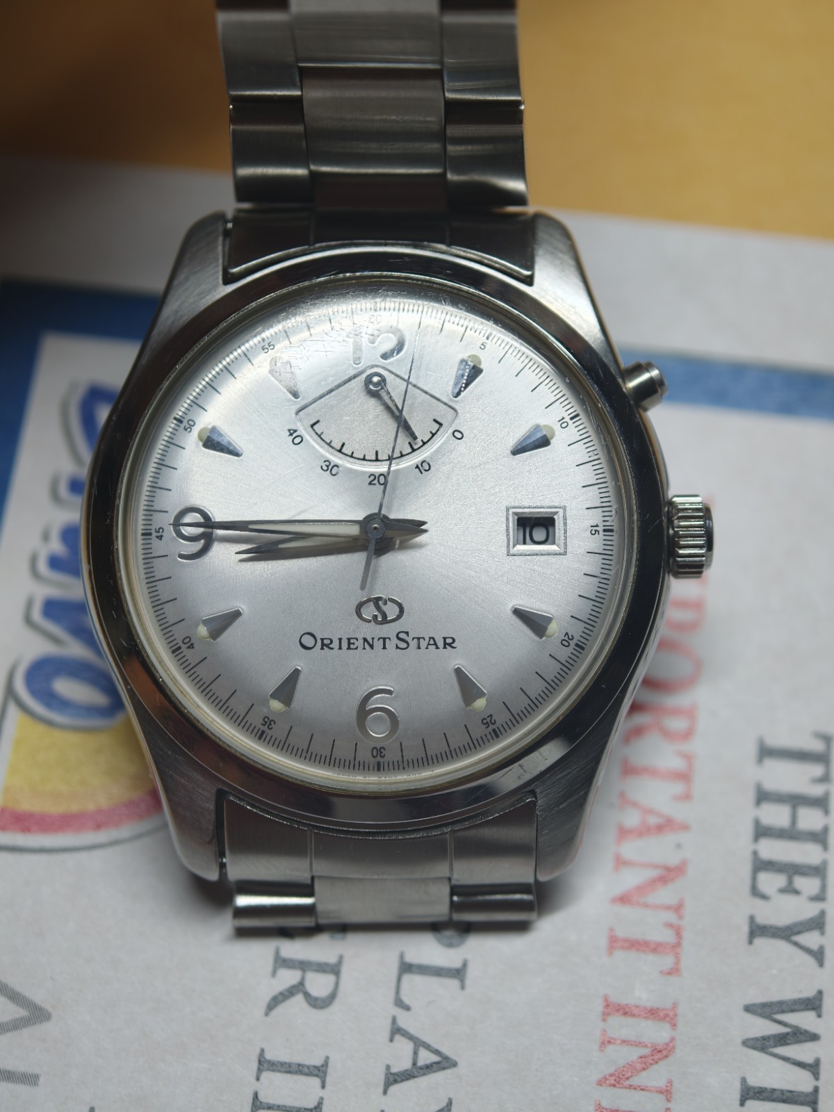 Orient Star JDM Power Reserve Automatic WZ0251EX Vintage 38.5mm Box EX0C Cal46