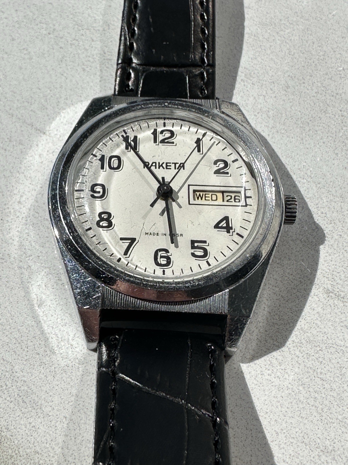 Vintage Soviet men’s mechanical watch RAKETA “Rolex” Cal 2628 H. USSR.