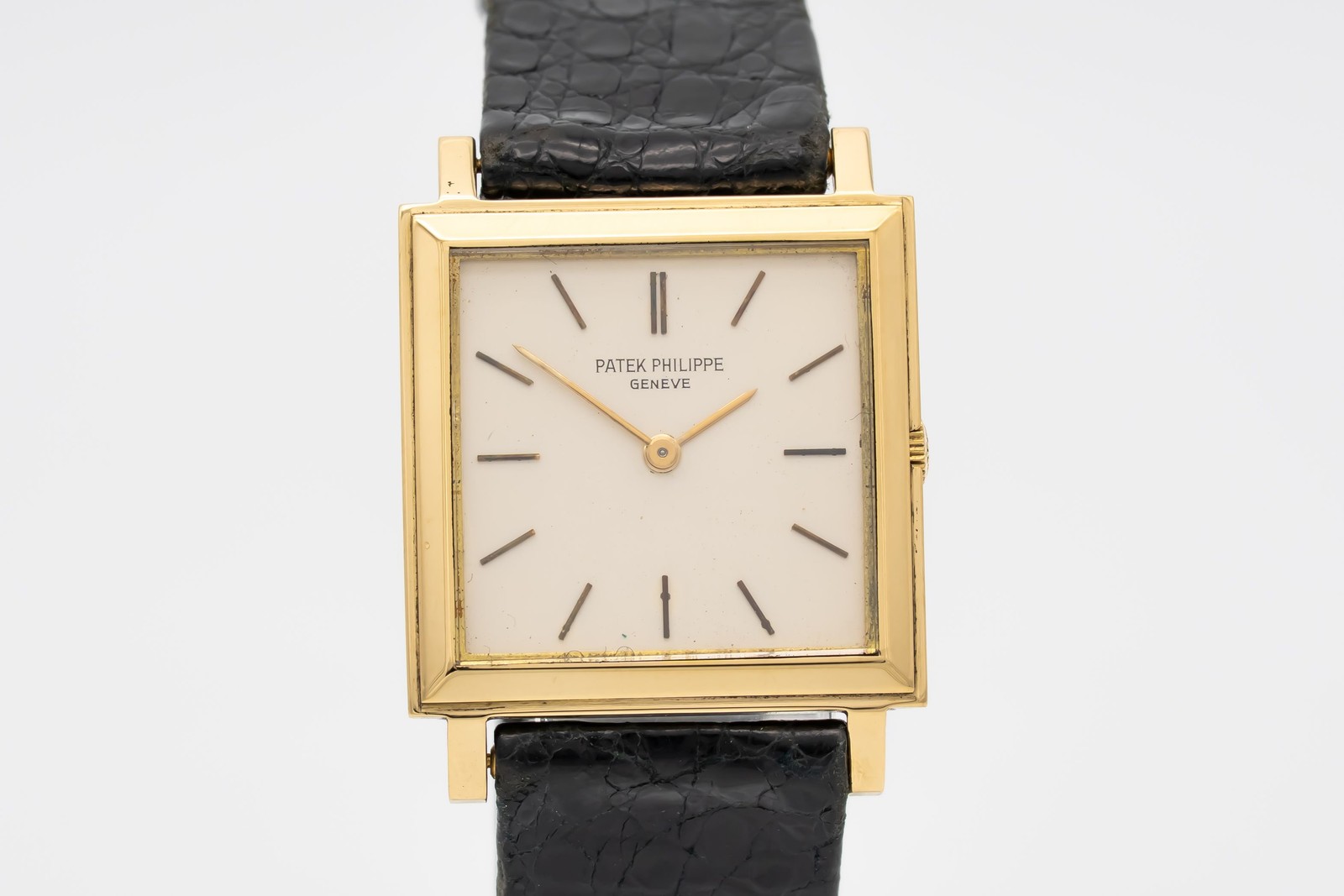 Patek Philippe Gondolo Silver Dial on Leather 3490