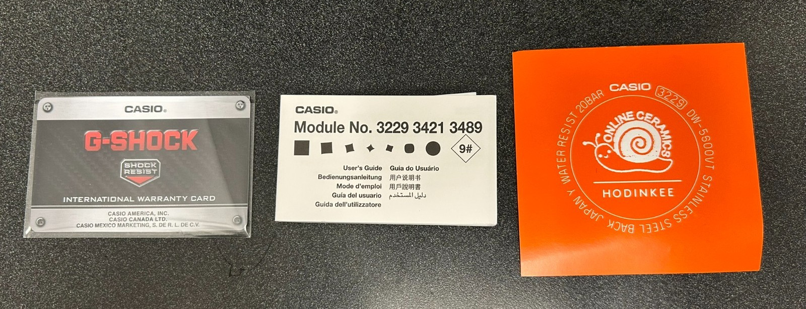Casio G-Shock 3229 By Online Ceramics x Hodinkee DW-5600VT W/Box FREE SHIPPING