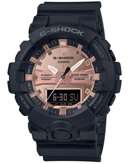 Casio G-Shock Black & Rose Gold Men’s Watch GA-800MMC-1A