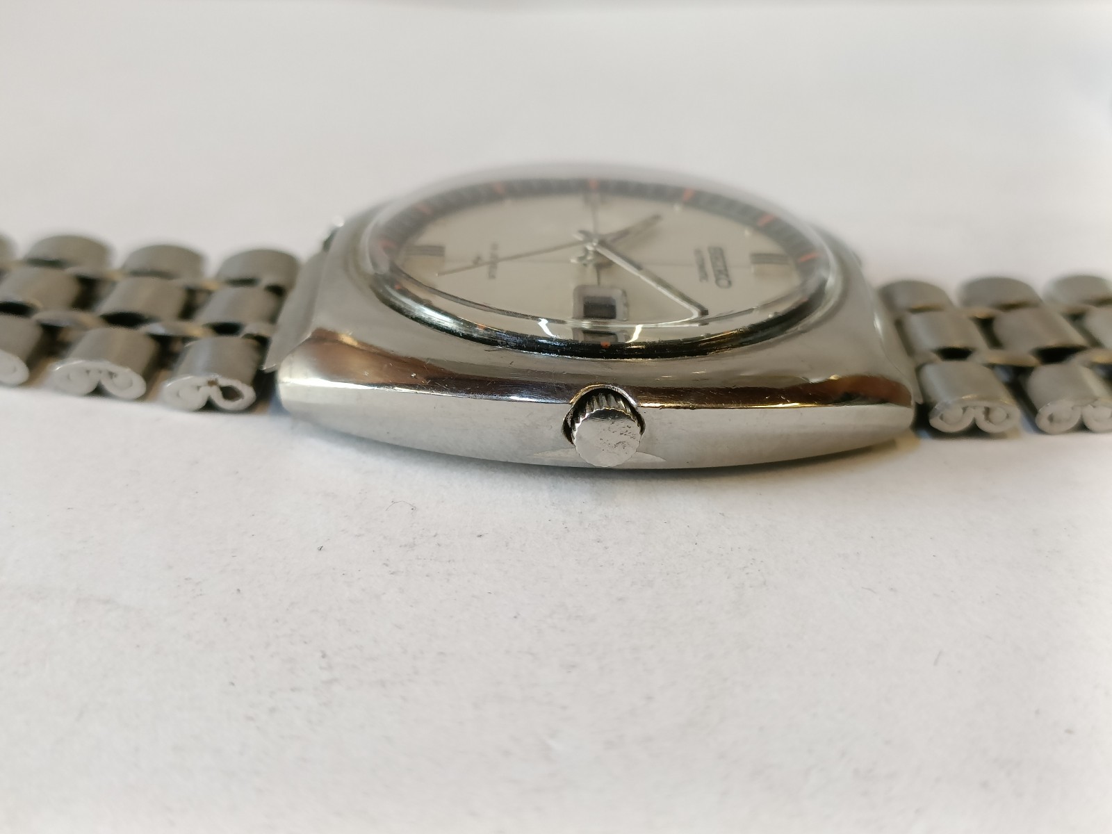 VINTAGE SEIKO AUTOMATIC 19J SILVER DIAL 7006-6010 JAPAN MEN’S WORKING CONDITION