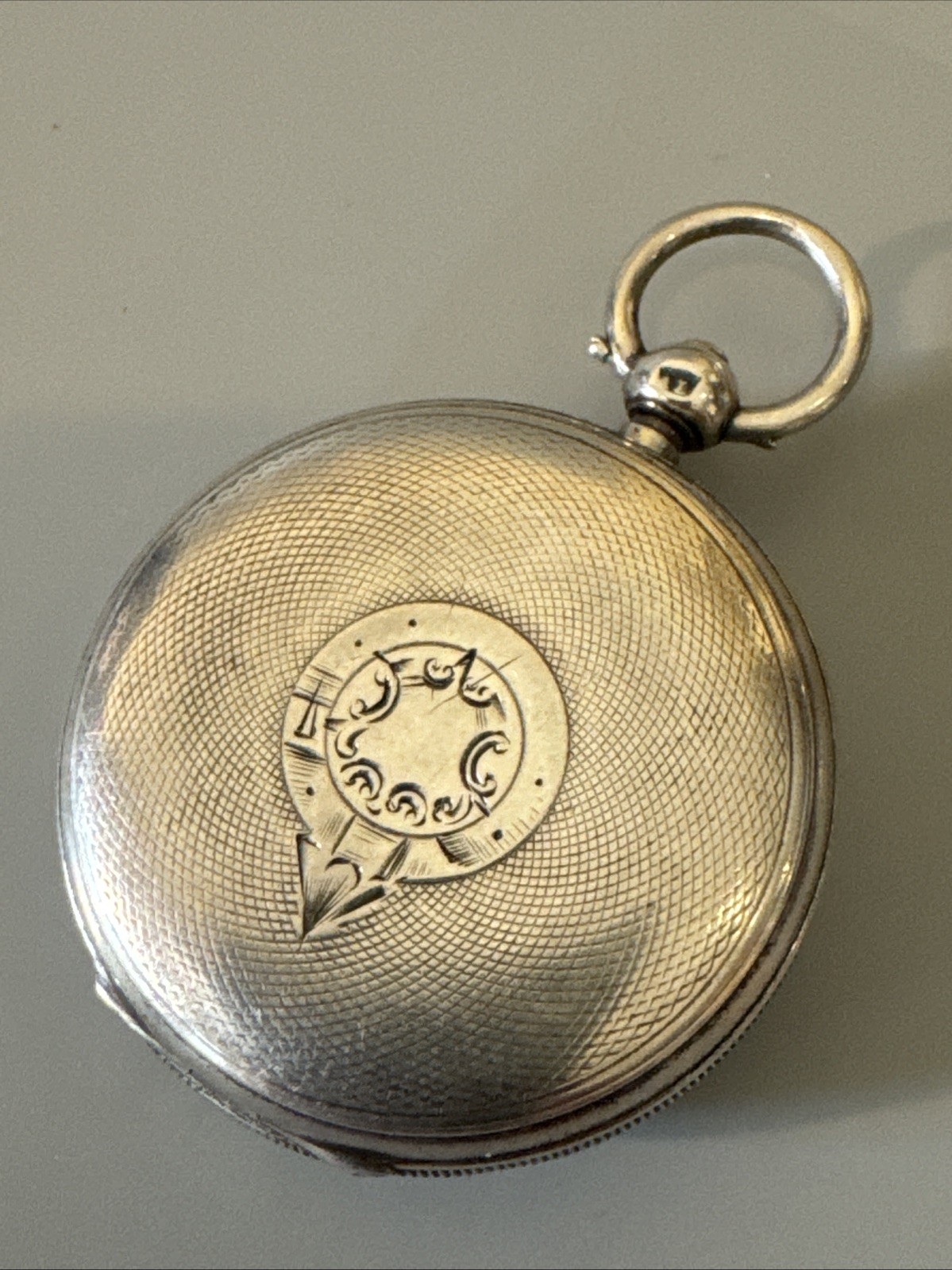 Antique 1873 Model Waltham Wm. Ellery 8s 7J Pocket Watch Sterling Silver Case