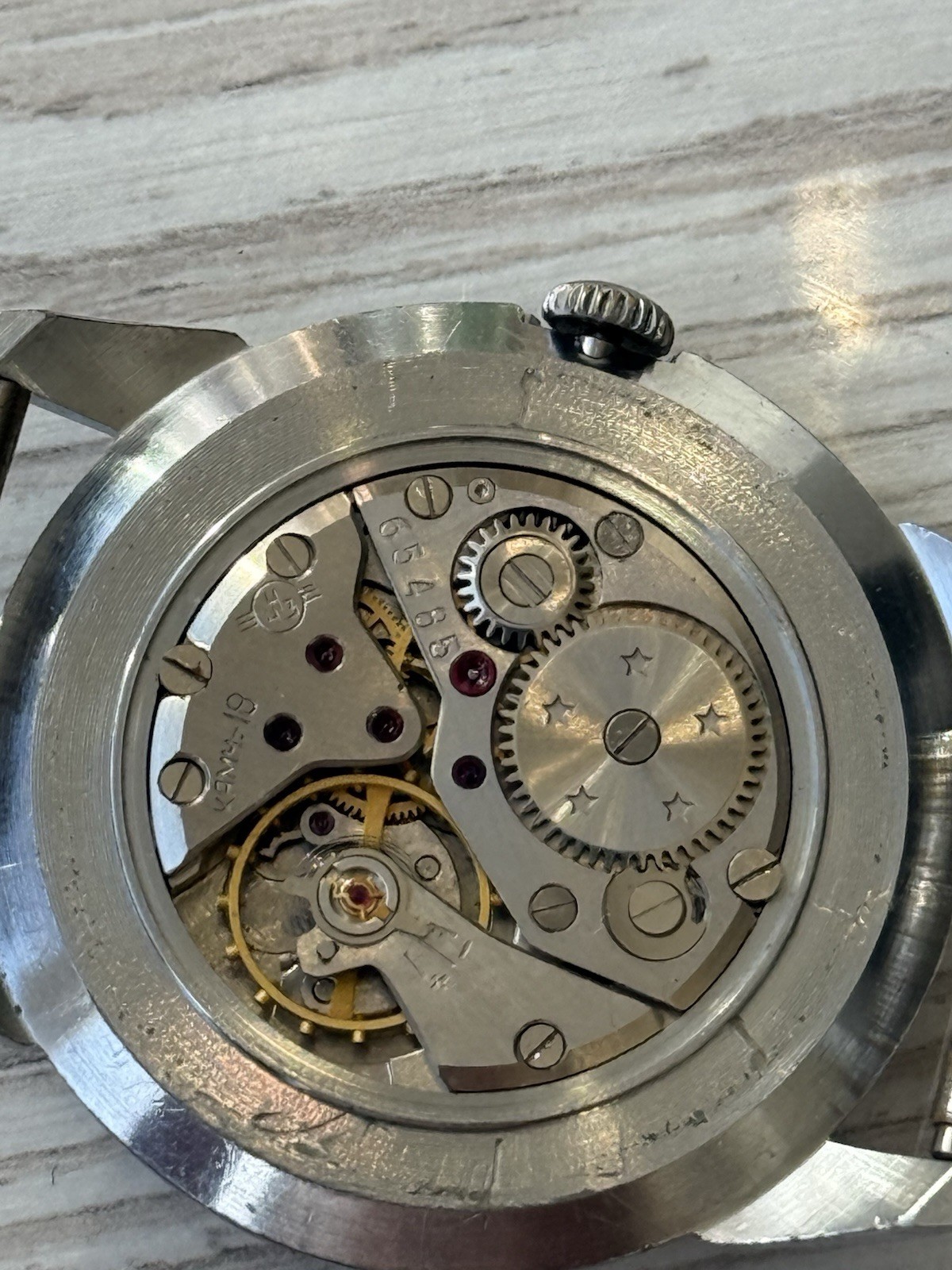 Vintage Soviet MIR Watch 18 Jewels Shockproof USSR Mechanical 1950s