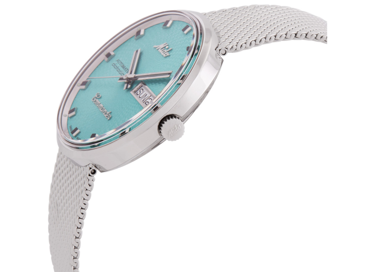 Mido Commander 1959 Vintage Logo Turquoise Dial Men’s Watch M842942511