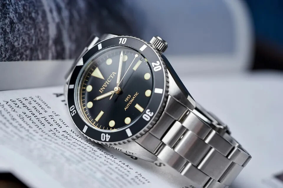 RARE NEW Invicta Men’s 40mm 1953 PRO DIVER AUTOMATIC NH35A BLACK DIAL SS Watch