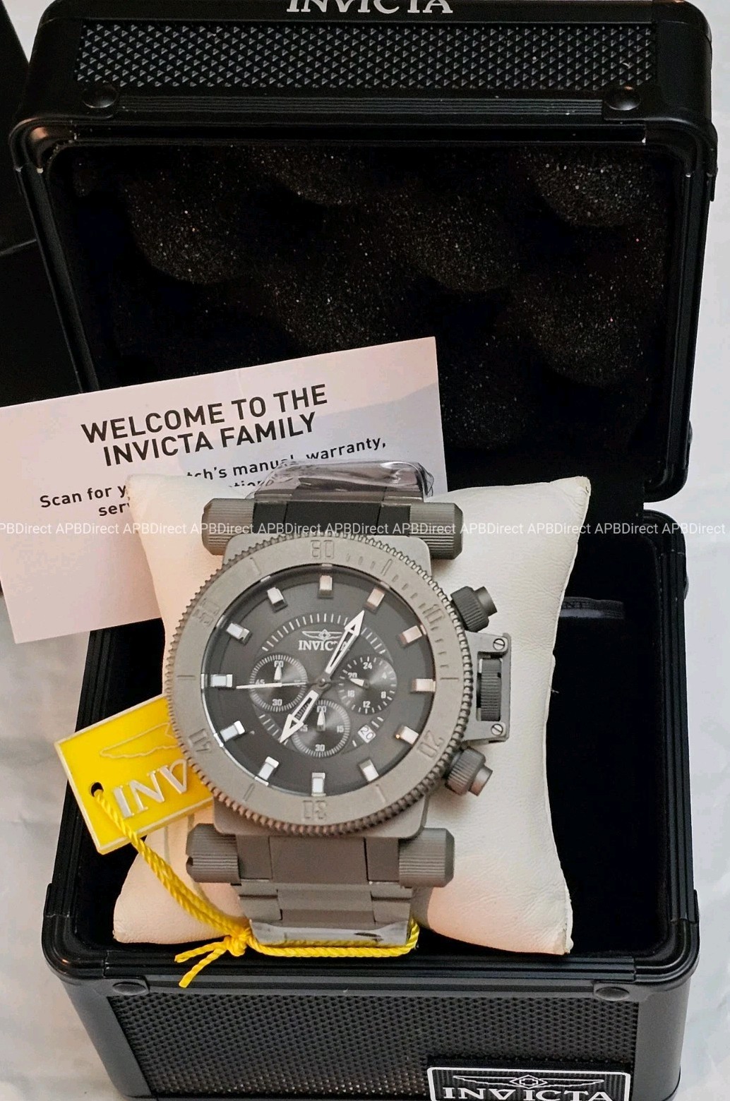 Invicta – Full TITANIUM – Case & Bracelet Coalition Forces – Chrono Mens watch