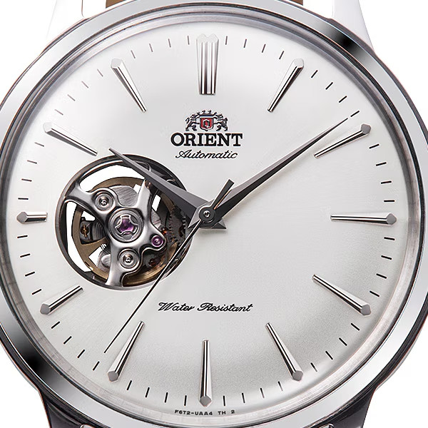 Orient RN-AG0005S Bambino Classic Semi Skeleton Automatic Leather Men’s Watch